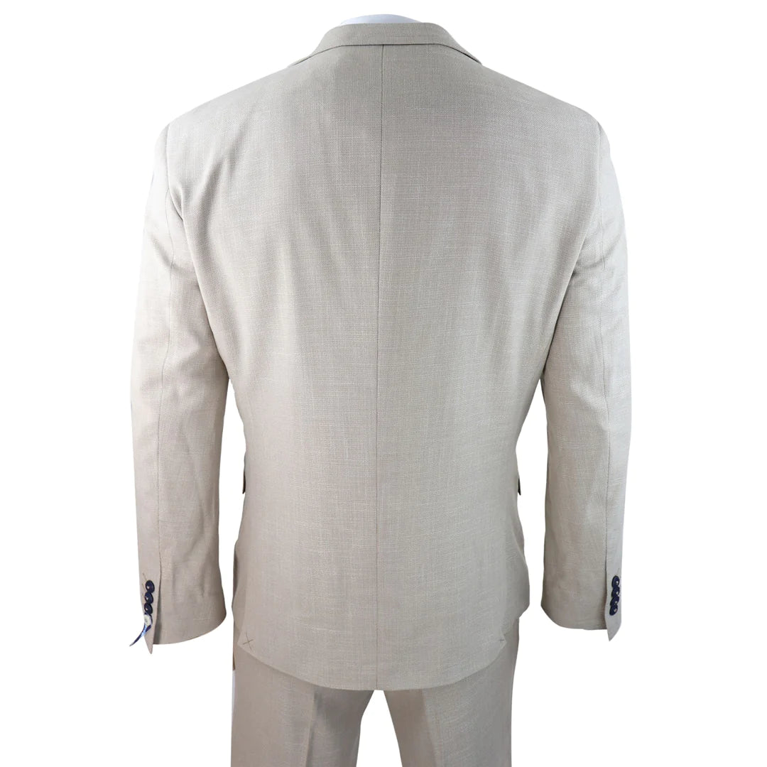 Costume Trois - Pièces - Cavani Miami Beige - Driedelig pak