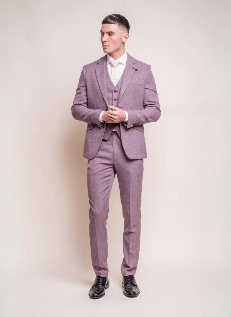 Cavani - Blazer Lilas Slim Fit