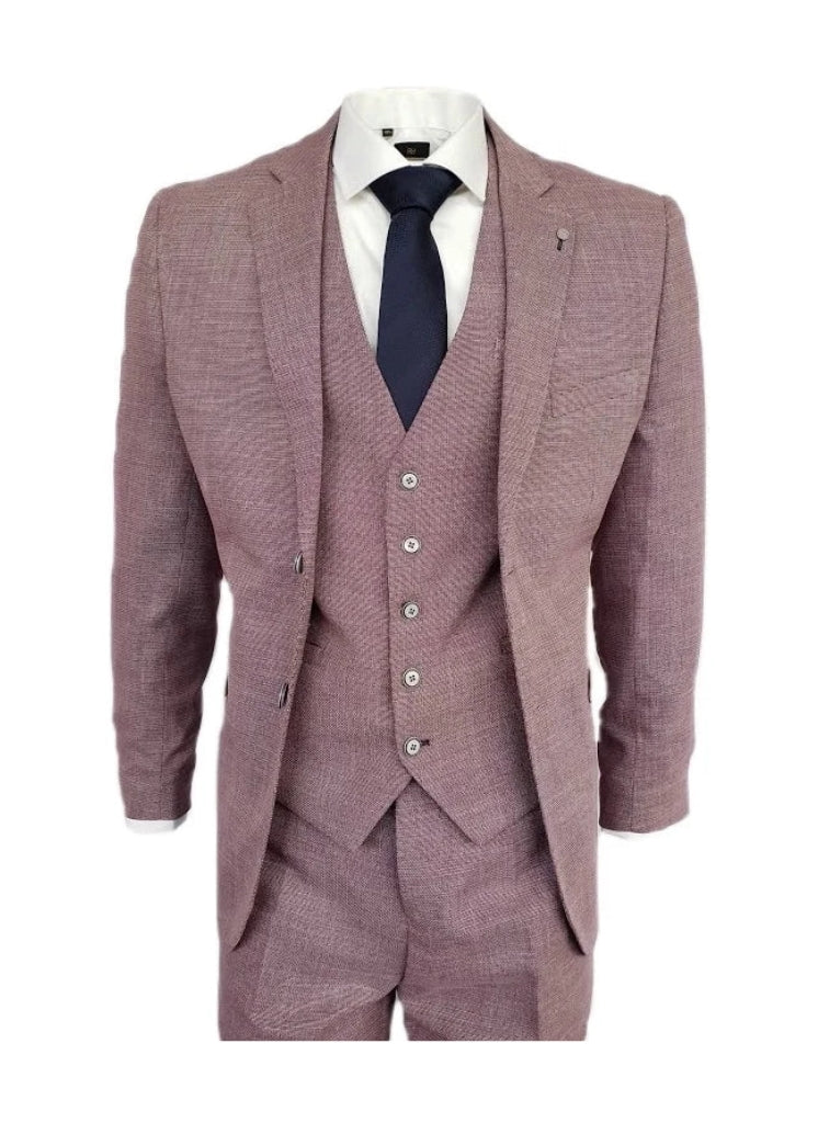 Cavani - Blazer Lilas Slim Fit