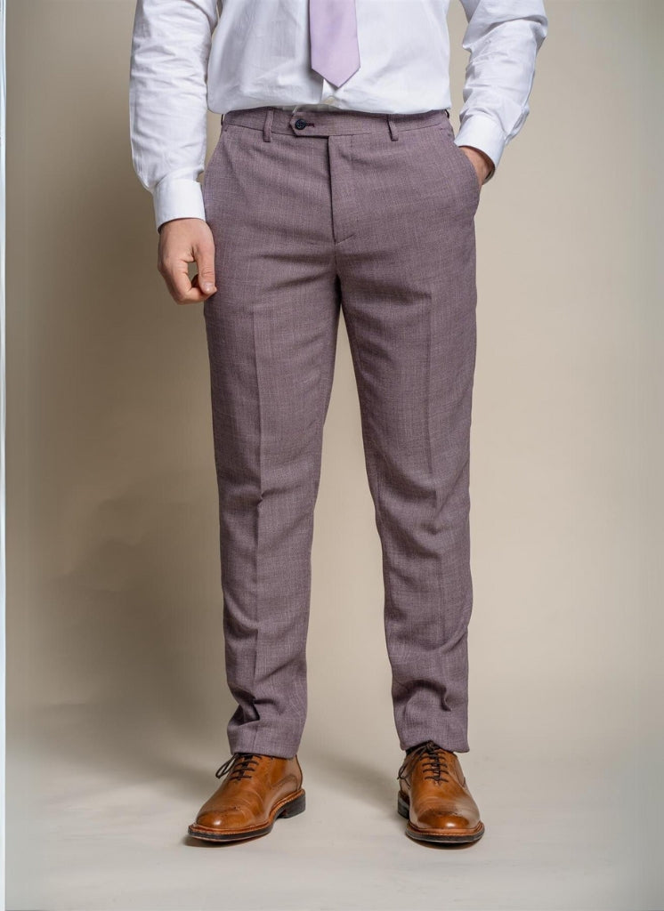 Cavani - Pantalon Lilas Slim Fit