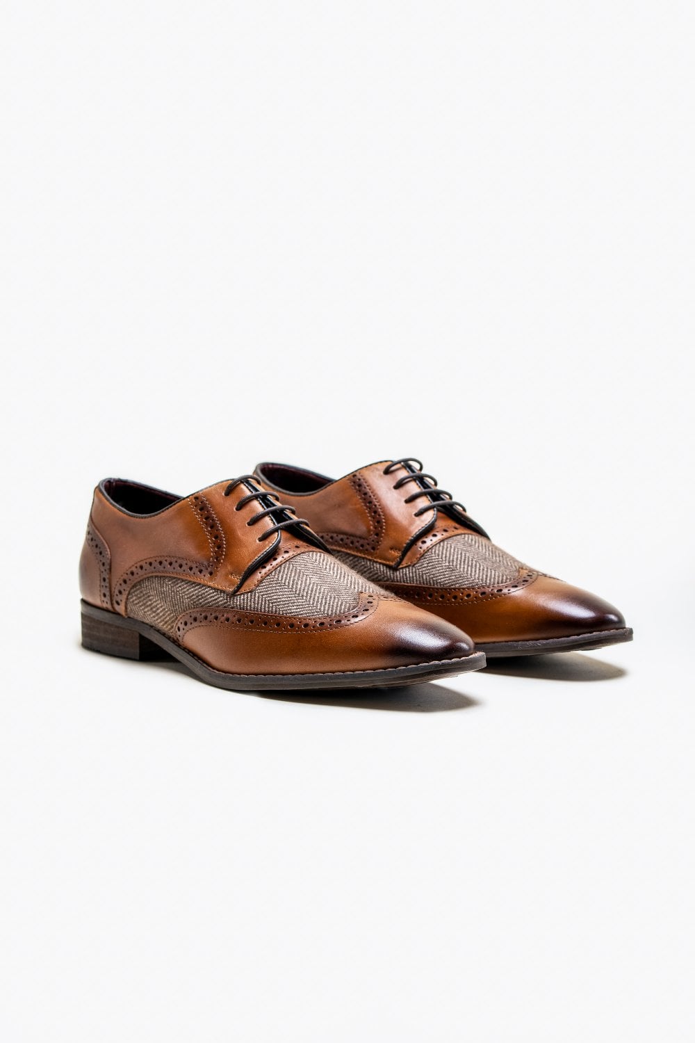Chaussures Cavani Faro Tweed - Marron - Schoenen
