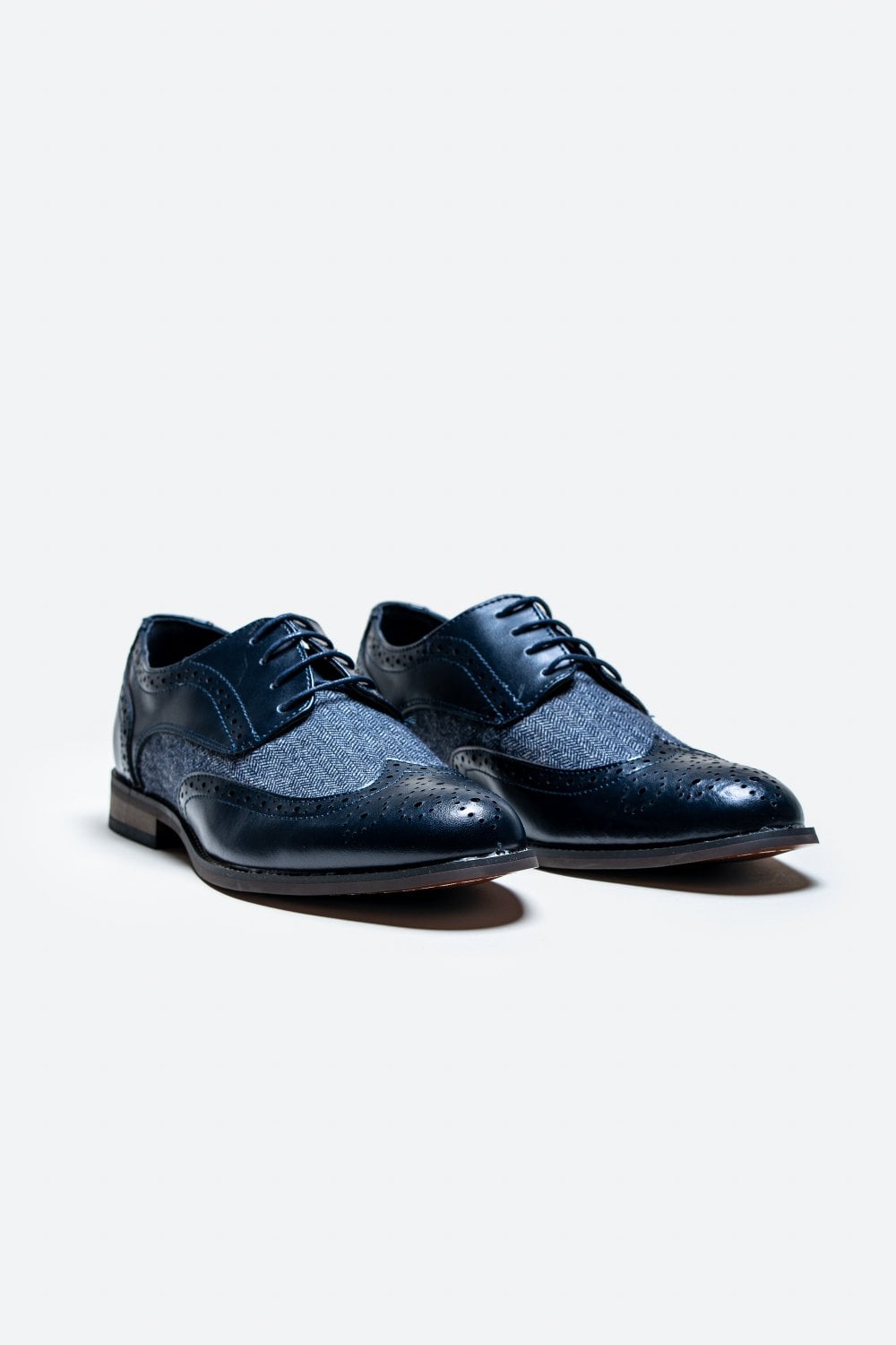 Chaussures Cavani Oliver Tweed - Bleu Marine - Schoenen