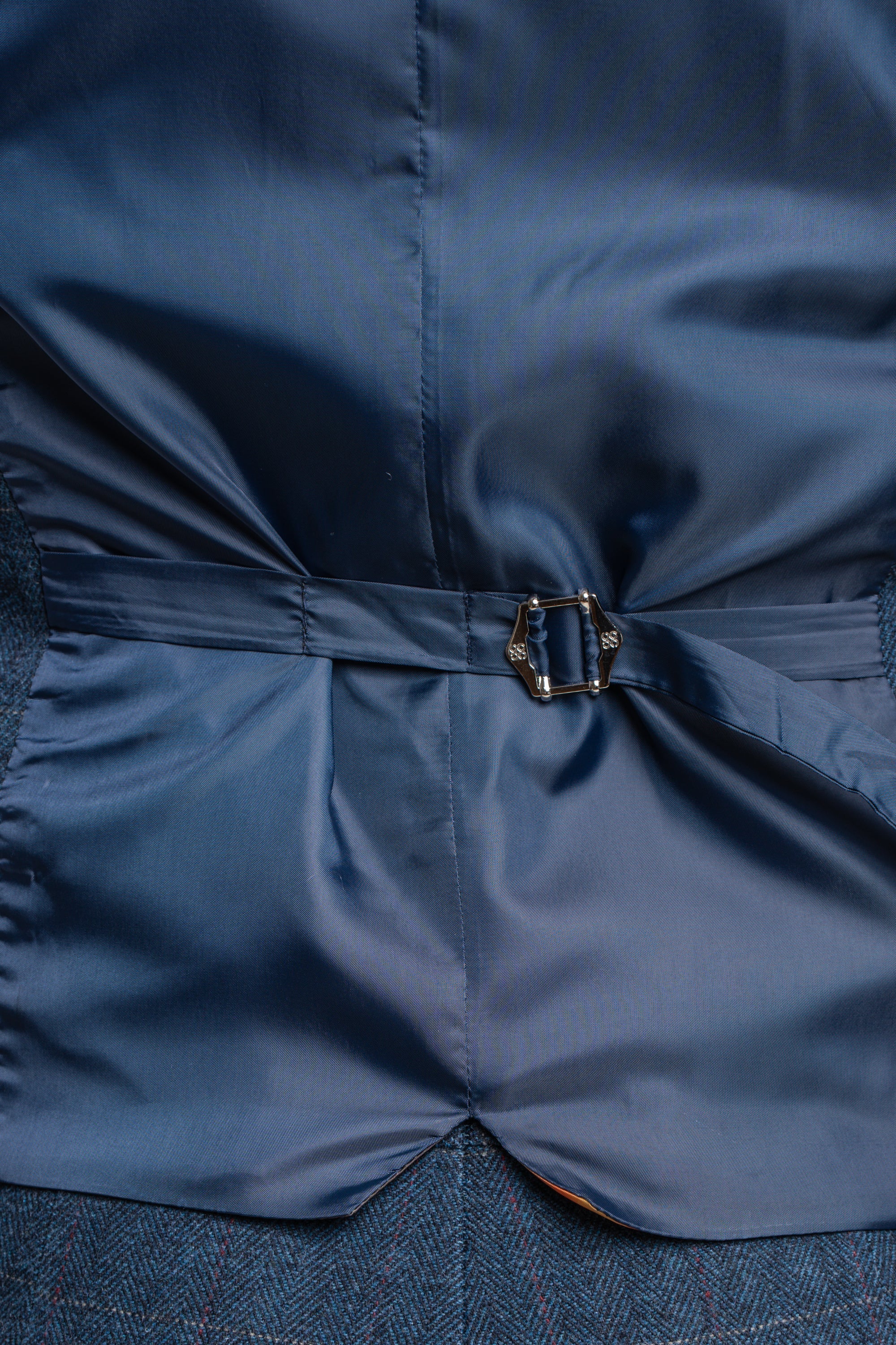 Costume tweed Carnegi trois pièces bleu marine style Peaky Blinders - Cavani